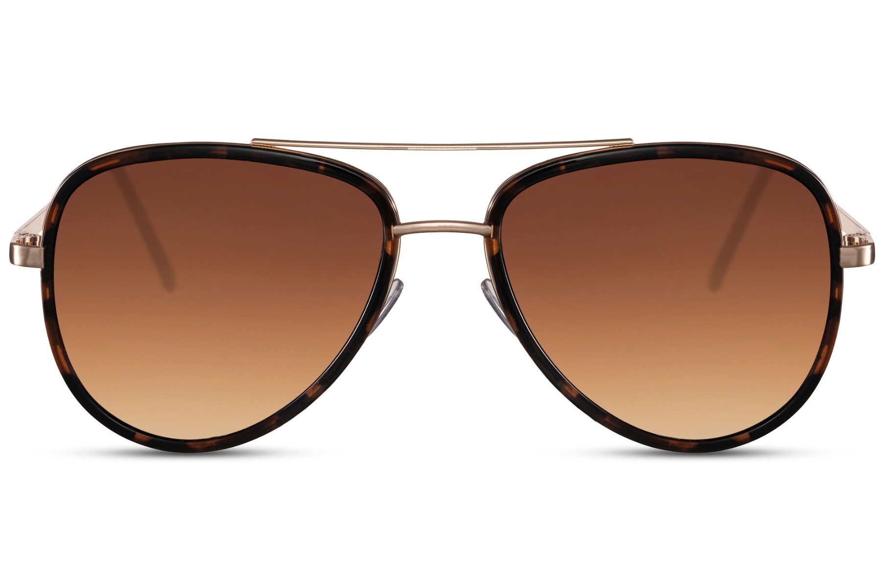 6260_1_12 Eynik إطار ريسايكلد ذهبي/بني - الصورة 1